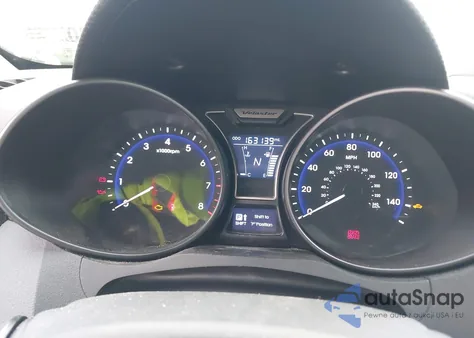 2014 Hyundai Veloster Turbo W/Black from USA, damaged, VIN KMHTC6AE5EU198135